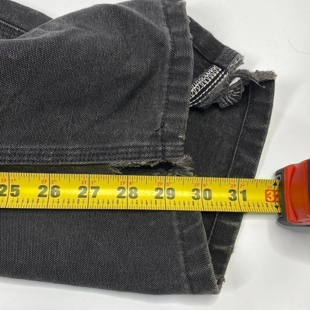 Vintage Carhartt B01BLK Loose Original Fit Double Knee Black Jeans 44x30 90s